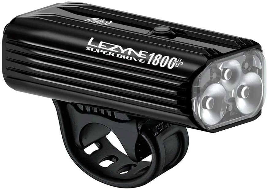E-shop Lezyne Super Drive 1800+ Smart Front - Black uni