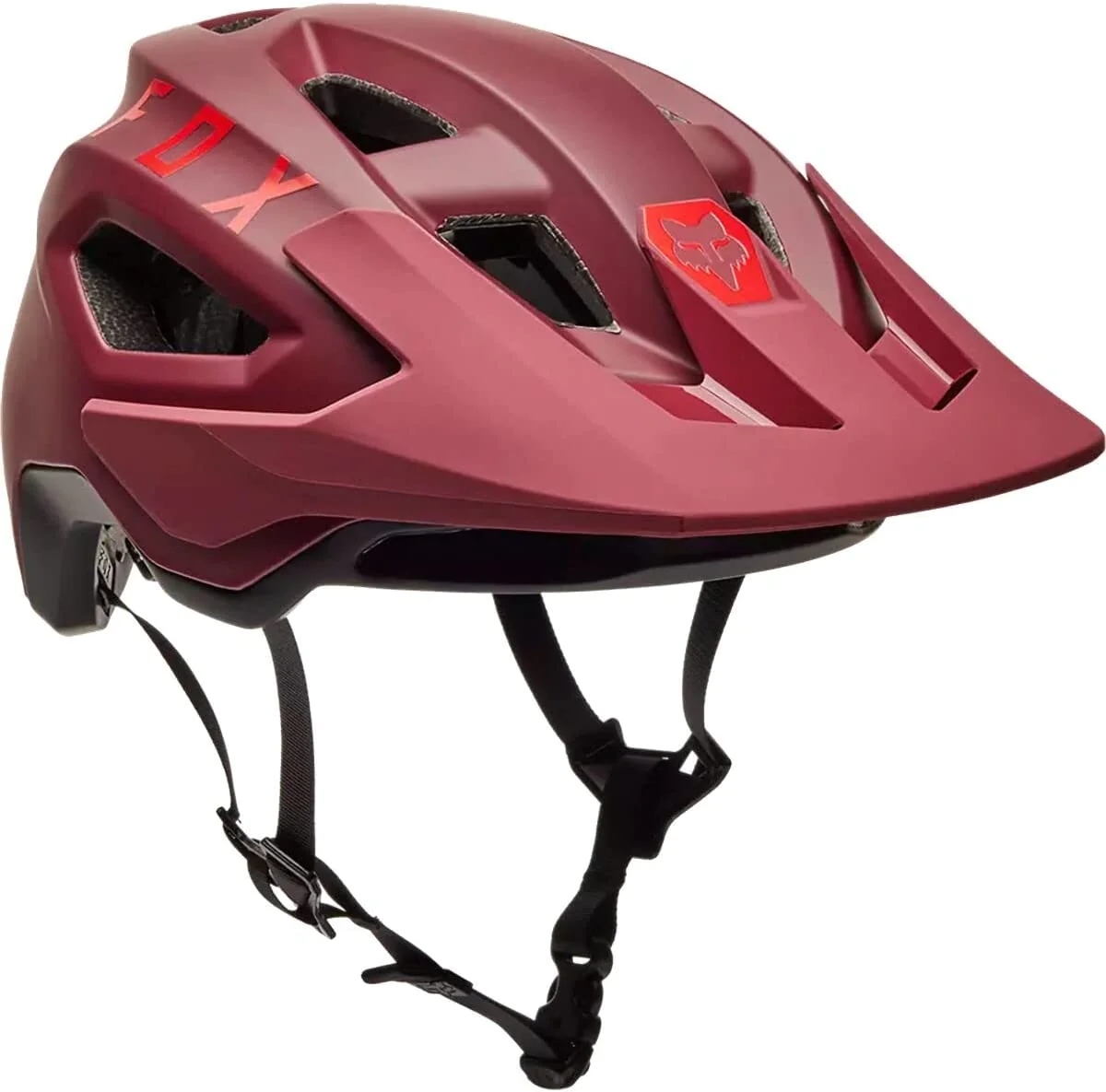 Levně FOX Speedframe Helmet, Ce - Bordeaux 59-63