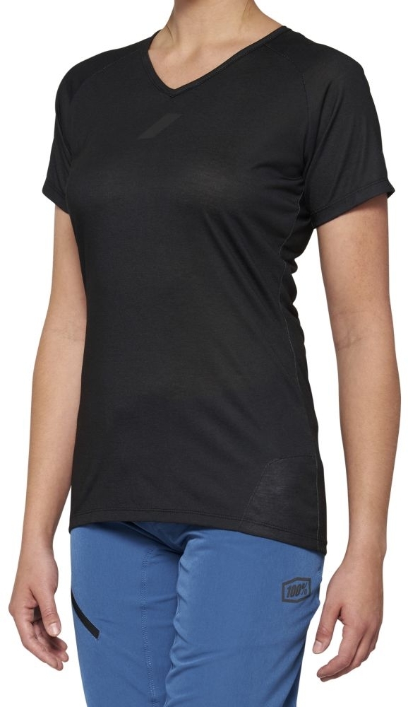 Levně 100% Airmatic Women'S Short Sleeve Jersey Black S