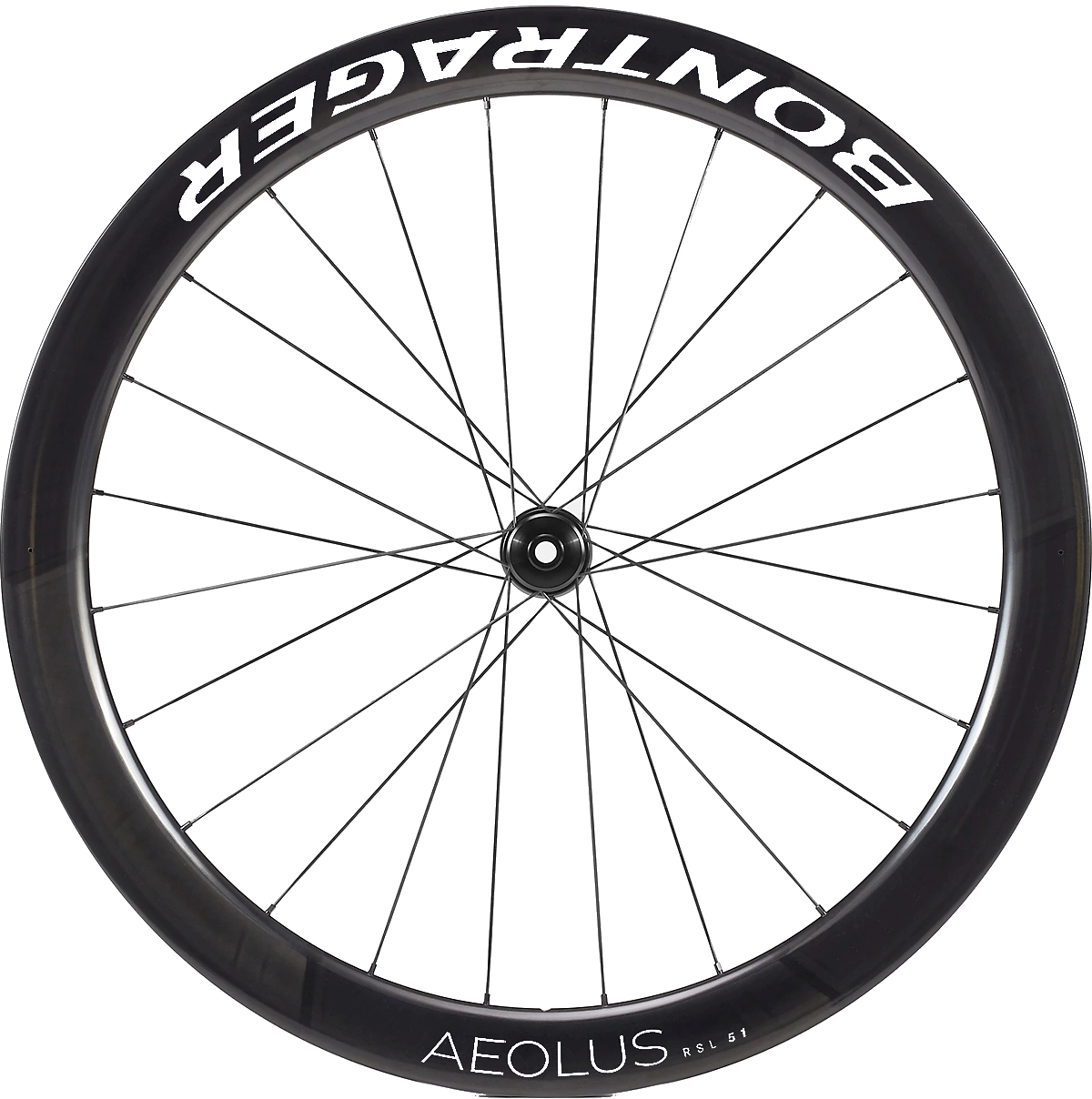 Levně Bontrager Aeolus RSL 51 TLR Disc Road Wheel - black / white uni