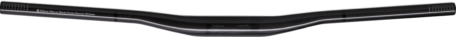E-shop Bontrager Line Pro Carbon 35 MTB Handlebar, 750x27,5mm – black 35x750mm