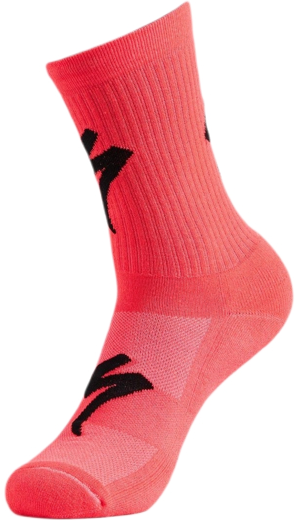 E-shop Specialized Techno Mtb Tall Logo Sock - imperial red 46+