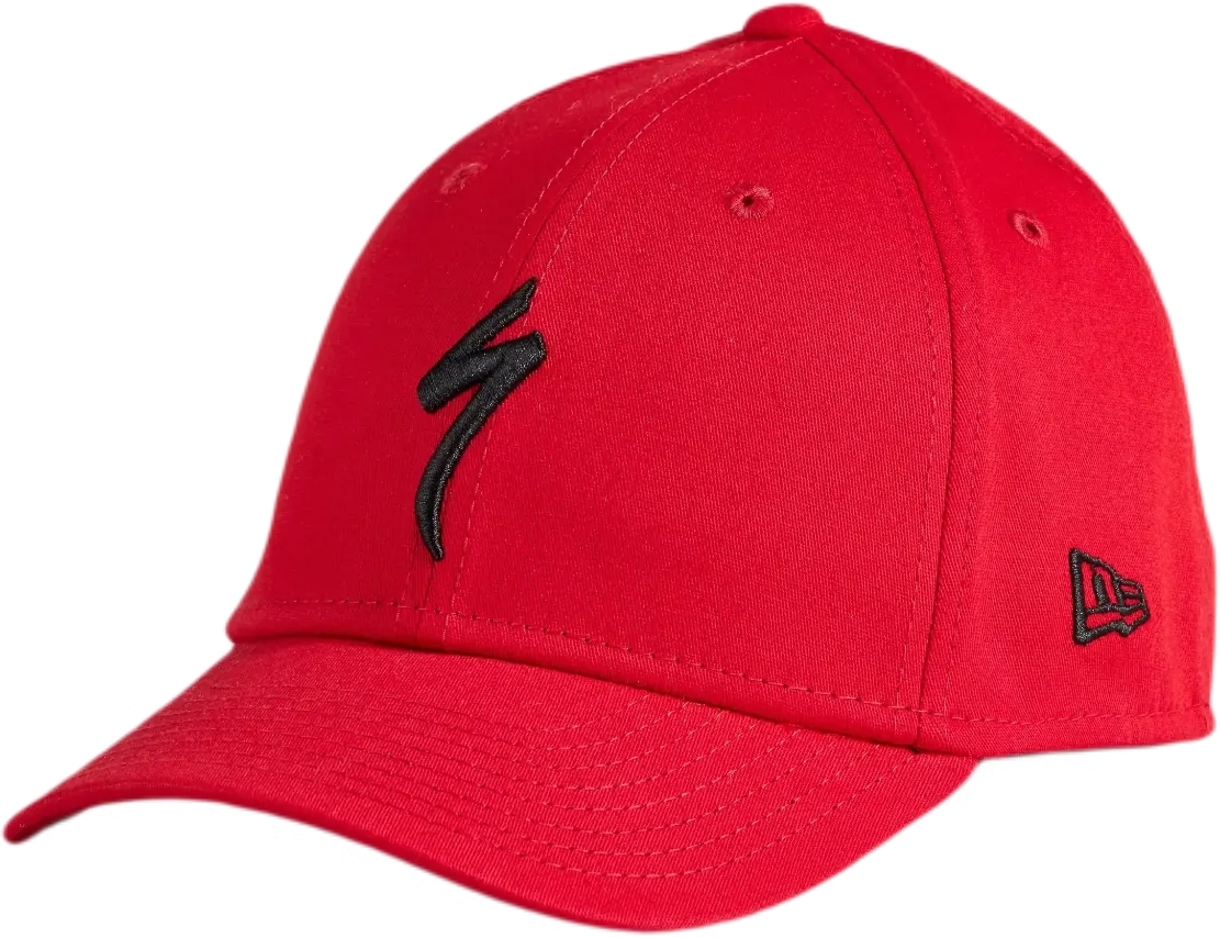 Levně Specialized Youth New Era Hat S-Logo - red/black uni