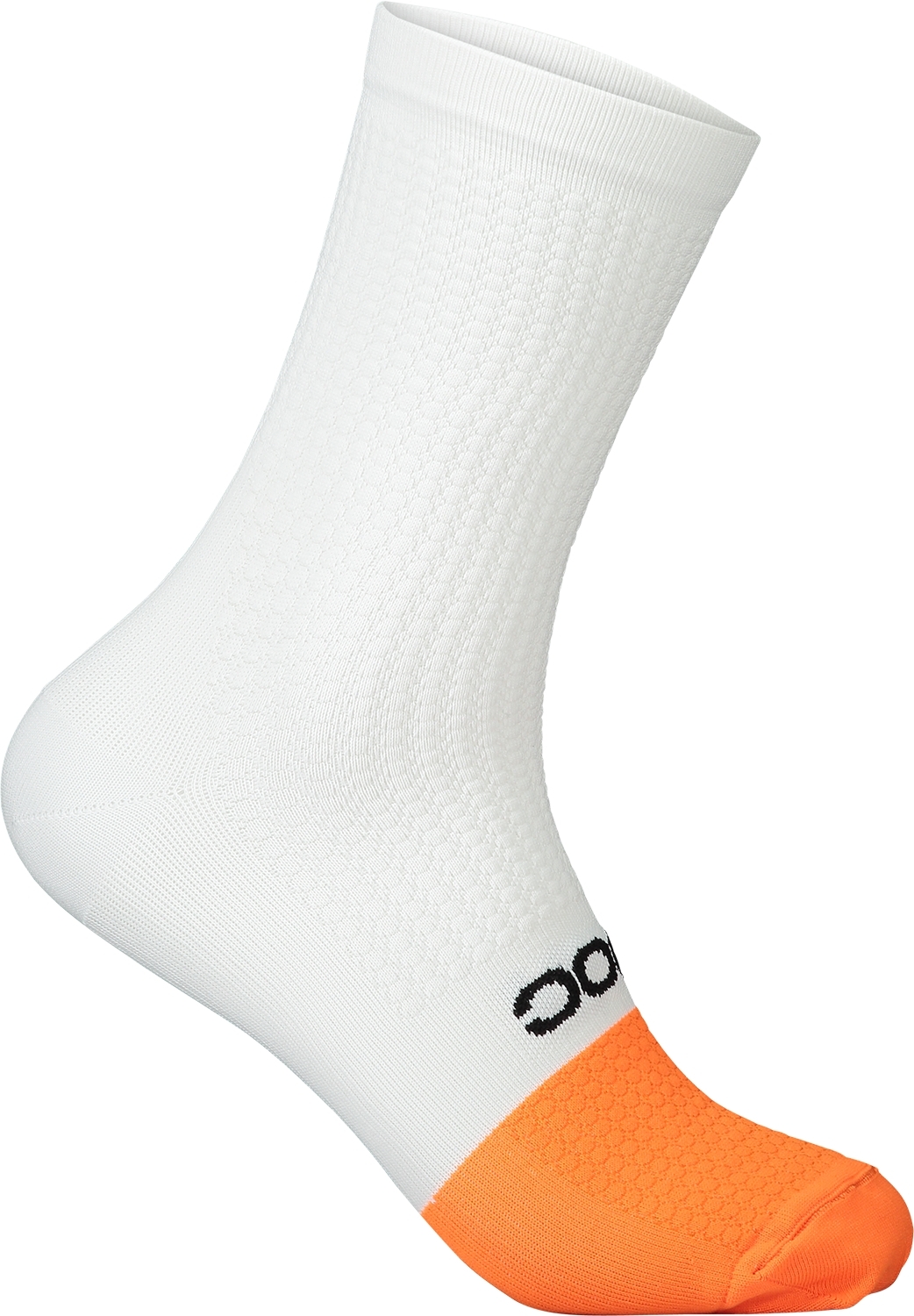 Levně POC Flair Sock Mid - hydrogen white/zink orange 37-39