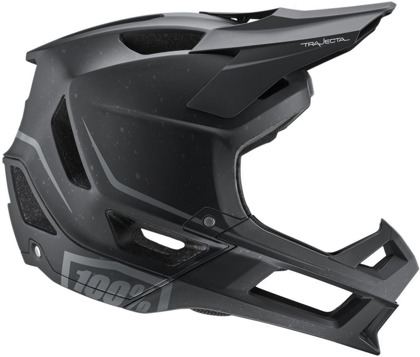 Levně 100% Trajecta Helmet W/Fidlock Black 52-56