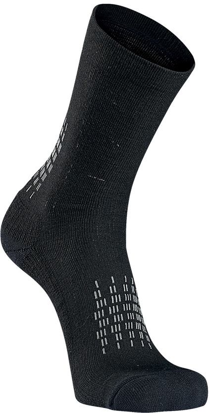 Levně Northwave Fast Winter High Sock - black/grey 34-36