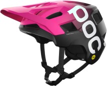 Cyklistická helma POC Kortal Race MIPS - Fluorescent Pink/Uranium Black Matt