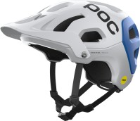 Cyklistická helma POC Tectal Race MIPS - hydrogen white/opal blue metallic/matt