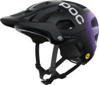 Cyklistická helma POC Tectal Race MIPS - uranium black/sapphire purple metallic/matt