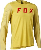 Cyklistický dres FOX Flexair Pro LS Jersey - pear yellow