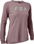Dámský cyklistický dres FOX Womens Flexair Pro LS Jersey - plum perfect