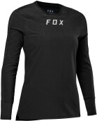 Dámský cyklistický dres FOX Womens Defend Thermal Jersey - black