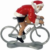 Figurka cyklisty Bernard a Eddy - Santa syklista