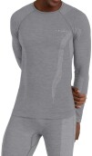 Funkční triko s dlouhým rukávem Falke Men long sleeve Shirt Wool-Tech - grey-heather