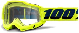 Cyklistické brýle 100% Accuri 2 Enduro Mtb Goggle Fluo/Yellow - Clear Lens
