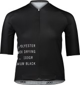 Dámský cyklistický dres POC W's Pristine Print Jersey - uranium black