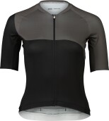 Dámský cyklistický dres POC W's Essential Road Jersey Print - Uranium Black/Sylvanite Grey