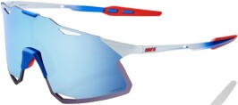 Sluneční brýle 100% HYPERCRAFT - TotalEnergies Team Matte White / Metallic Blue / HiPER Blue Multilayer Mirror