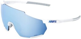Sluneční brýle 100% Racetrap 3.0 - Matte White - HiPER Blue Multilayer Mirror Lens