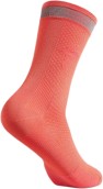 Cyklistické ponožky Specialized Soft Air Reflective Tall Sock - vivid coral