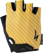 Cyklistické rukavice Specialized Men's Body Geometry Sport Gel Glove Short Finger - brassy yellow stripe