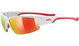 Sluneční brýle Uvex Sportstyle 215 - white mat red/mirror red
