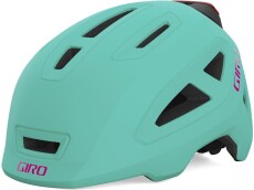 Dětská cyklistická helma Giro Scamp II LED Mat Screaming Teal