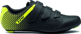 Cyklistické Road tretry Northwave Core 2 - black/yellow fluo