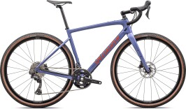 Gravel bike Specialized Diverge Sport Carbon - satin purple indigo tint/purple indigo/amber glow