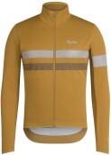 Pánský cyklistický dres Rapha Men's Brevet Long Sleeve Gore-Tex Infinium Jersey - Faded Gold / White
