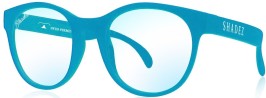Dětské sluneční brýle Shadez Blue Light Round Shape - cyan blue