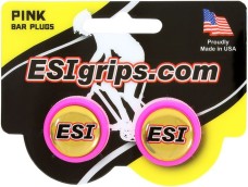 Záslepky ESI Grips Bar Plugs - pink
