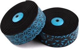 Omotávka Supacaz Super Sticky Kush Tape Star Fade - Neon Blue/Ano Blue