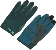 Cyklistické rukavice Oakley Drop In MTB Glove - hunter green/mint