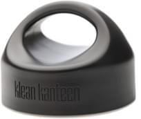 Náhradní uzávěr na lahev Klean Kanteen Wide Loop Cap - brushed stainless/black