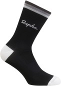 Cyklistické ponožky Rapha Logo Socks - Black/Grey/Carbon Grey