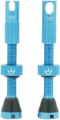 Bezdušové ventilky Peaty's X Chris King (Mk2) Turquoise Tubeless Valves 42 mm