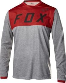Cyklistický dres Fox Indicator LS  Jersey - heather red