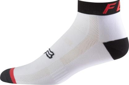 Cyklistické ponožky Fox 4 Logo Trail Sock - flame red
