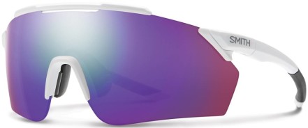 Sluneční brýle Smith Ruckus - matte white/ChromaPop Violet Mirror