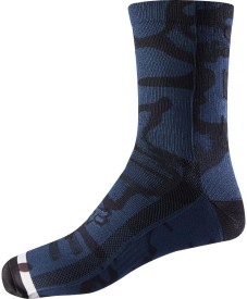 Cyklistické ponožky Fox 8" Print Sock - navy/grey