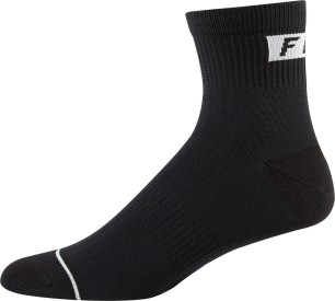 Cyklistické ponožky FOX 4" Trail Sock - Black