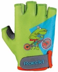 Dívčí cyklistické rukavice Roeckl Turda - green princess