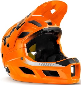 Cyklistická helma MET Parachute MCR MIPS - orange black glossy