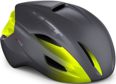 Cyklistická helma MET Manta MIPS - grey reflex yellow matt glossy