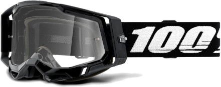 Cyklistické brýle 100% Racecraft 2 Goggle Black - Clear Lens