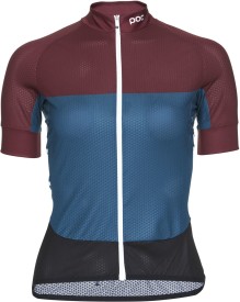 Dámský cyklistický dres POC Essential Road Women's Light Jersey - propylene red/draconis blue