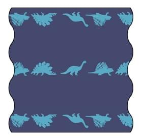 Dětský šátek Lässig Twister Baby - Dino blue