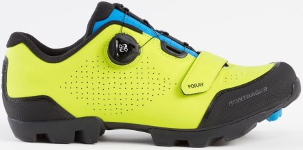 Cyklistické tretry Bontrager Foray Mountain Shoe - radioactive yellow/waterloo blue