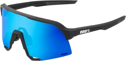 Sluneční brýle 100% S3 - Matte Black - Hiper Blue Multilayer Mirror Lens